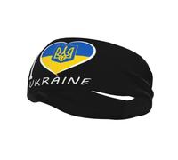 Bandeaux I Love Ukraine bandeau pour femmes hommes-bandes de yoga pour le sport Fitness-2