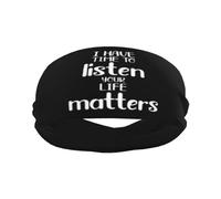 Bandeaux « J’AI Le Temps d’écouter » - Votre Vie Compte - Bandeau de Sport Anti-Transpiration - Bandeau Respirant - Bandeau Unisexe pour Adultes