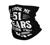 Bandeaux Joyeux 55E Anniversaire Respirant Écharpe Anti-Solaire Bandana pour Bike Motorcycle Plein Air