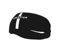 Bandeaux La Croix est Un Symbole Religieux Chrétien Bandeau Anti-transpiration pour Femmes Hommes-Bande De Transpiration De Yoga Élastique Large Bandes De Cheveux pour Le Sport Fitness