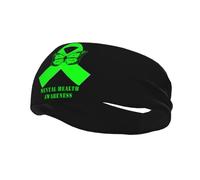 Bandeaux MentalAwareness 994 bandeau anti-transpiration pour femmes hommes-bandeau de sueur de yoga bandes de cheveux larges élastiques pour le sport Fitness