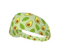Bandeaux noirs de 11 cm de large pour femmes - Mignon avocat No.1110 bandeaux pour cheveux pour femmes, bandeaux pour cheveux pour femmes
