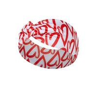 Bandeaux noués en forme de cœur, bandeau en forme de cœur d'amour - Motif d'amour Habiller Costume Head Wrap | Bandeau élastique antidérapant pour femmes, accessoires de cheveux festifs