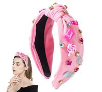 Bandeaux noués pour femme, jolis bandeaux antidérapants, breloque sucette, bandeau tendance pour anniversaire, vacances