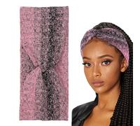 Bandeaux noués pour femmes, bandeaux noués pour femmes | Bandeaux larges noués Twist Hair Bands,Bandeau élastique antidérapant pour femmes, accessoires pour cheveux doux, teinture par nouage, pour la