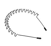 Bandeaux Ondulés Élastique Cerceau de cheveux ondulé en métal unisexe, bandeau sport plein air antidérapant, Simple for femmes et hommes, coiffure lavage du visage(Style-02)