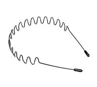 Bandeaux Ondulés Élastique Cerceau de cheveux ondulé en métal unisexe, bandeau sport plein air antidérapant, Simple for femmes et hommes, coiffure lavage du visage(Style-03)