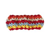 Bandeaux pastoraux en crochet coloré - Turban confortable pour le maquillage - Bandeau élastique pour cheveux - Pour femme - Couleur des cheveux - Bandeau élastique pour tout-petits