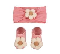 Bandeaux pour | bandeaux à fleurs - Ensemble de chaussettes florales - Pour , filles, marche, séance photo, baptême, vacances, maison, extérieur, anniversaire, cérémonie