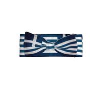 Bandeaux pour bébé avec drapeau grec pour filles nouveau-nés - Bandeau doux, extensible et réglable pour bébé de 0 à 24 mois