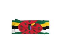 Bandeaux pour bébé fille avec imprimé drapeau de la Dominique, doux, extensible, accessoire pour cheveux pour bébé de 0 à 6 mois