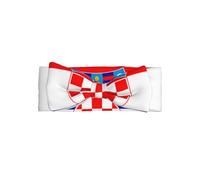 Bandeaux pour bébé fille imprimé drapeau de la République de Croatie, doux, extensible, mignon nœud papillon accessoire pour cheveux pour 0-6 mois
