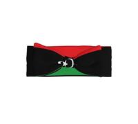 Bandeaux pour bébé fille imprimé drapeau libyen, doux, extensible, accessoire de cheveux mignons pour bébés de 0 à 6 mois