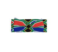 Bandeaux pour bébé fille nouveau-né drapeau de l'Afrique du Sud - Bandeau doux, extensible et réglable pour bébé de 0 à 24 mois