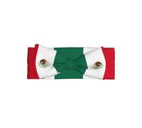 Bandeaux pour bébé fille nouveau-né drapeau du Mexique - Bandeau doux, extensible et réglable pour bébé de 0 à 24 mois