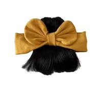 Bandeaux pour bébé, joli nœud pour bébé, perruques pour filles, nouveau-nés, tout-petits, enfants (jaune)