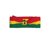 Bandeaux pour bébé motif drapeau du Ghana pour filles nouveau-nés - Bandeau doux, extensible et réglable pour bébé de 0 à 24 mois