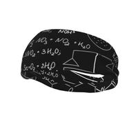 Bandeaux pour cheveux Organic Chemistry pour hommes et femmes - Bandeau de course - Bandeau anti-transpiration - Idéal pour la salle de sport