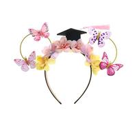 Bandeaux pour et filles, couronnes papillon, accessoires de cheveux à fleurs réglables pour accessoires de photographie, accessoires de cheveux faits à la main