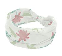 Bandeaux pour femme, silhouette d'animal grenouille, lotus, yoga, entraînement, bandeau élastique, bandeau doux, turban tendance