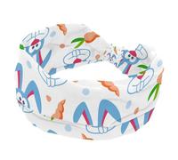 Bandeaux pour femmes, bandeau d'entraînement de yoga, bande dessinée lapin carotte élastique, bandeau de cheveux doux, turban tendance