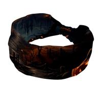 Bandeaux pour femmes, bandeaux torsadés pour le sport, bandeau antidérapant pour fille, bandeau Happy Halloween Yoga Workout Sweat Head Wrap