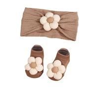 Bandeaux pour fille | Bandeaux pour cheveux avec fleurs - Ensemble de bandes de coton et pour et filles, idéal pour la maison de marche en plein air anniversaire et services photographiques