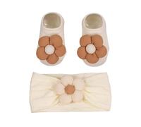 Bandeaux Pour Filles, Mignon et Doux, Ensemble De Chaussettes Et Serre-Têtes Pour, Pour Enfant Garçon Marche Photo Anniversaire Maison Extérieur Baptême Cérémonie Quotidien