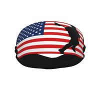 Bandeaux pour hommes Vintage Brésil Drapeau brésilien Entraînement Sport Bandeaux pour hommes Absorbé Bandeau Mode Large Bandeau pour la course à pied Basketball Football Cyclisme Tennis