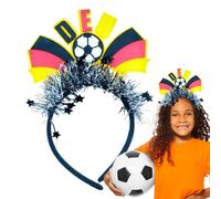 Bandeaux pour match de foot | Couvre-chef souple d'encouragement pour match de football | Serre-têtes de cheerleader de l'équipe nationale,Pour femmes, hommes, fans - stade extérieur, regarder