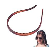 Bandeaux sans pression - Bandeaux à dents pour femme - Sans maux de tête - Avec lunettes - Bandeaux confortables avec dents - Bandeaux fins à la mode