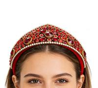 Bandeaux Strass Pour Femmes,Accessoires De Fête Rétro Éclatants - Accessoire Capillaire Élégant pour Femmes,Pour Soirée Maquillage Halloween Cosplay Festival Noël Vacances Hiver Extérieur