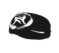Bandeaux Taekwondo 1 bandeau de sueur pour femmes hommes-bandeau de sueur de yoga bandes de cheveux larges élastiques pour le sport Fitness