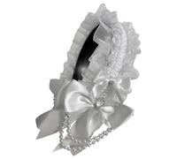 Bandeaux tendance avec nœud pour photos, maquillage, dentelle, volants, fête