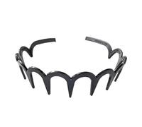 Bandeaux tendance pour femme - Peigne à cheveux en forme de Z - Bandeau ondulé pour laver le visage - Antidérapant - Pour homme et fille
