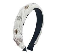 Bandeaux tressés décontractés en forme d'étoile - Bandeau tendance pour maquillage - Fête d'anniversaire