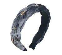 Bandeaux tressés décontractés en forme d'étoile - Bandeau tendance pour maquillage - Fête d'anniversaire