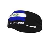Bandeaux Vintage drapeau El Salvador bandeau pour femmes hommes-Yoga bandeau de sueur élastique larges bandes de cheveux pour le sport Fitness