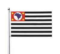 Bandeira Séparatiste De São Paulo Drapeau De Festival Décoratif Drapeaux De Jardin Résistant Aux Intempéries Bannière Cour 90X150Cm Pour Plage Extérieure Clubs