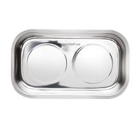 Bandeja magnética de acero, 2 imanes 240 x 140 mm