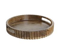 BANDEJA MANGO 30X30X5 MARRON OSCURO
