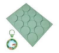 Bandeja Reutilizable Para Yeso Y Manualidades Decorativas, Elaboración Casera De Bombas De Baño, Velas Y Uso Diario En E | Molde De Silicona Para Jabones, Molde Para Pastillas De Jabón Con 12