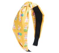 Bandelarges pour femmes, bandeau de Pâques imprimé - Décor de bandeimprimés noués pour femmes,Bandeau de lapin couleurs vives pour les danses, les fêtes, les mariages, les vacances, les rendez-vous et