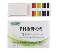 Bandelette de test de pH, 80 bandelettes de papier de test pH 1-14, papier de test universel pour liquide de refroidissement, kit de test de niveau de pH pour l'eau, la salive, l'urine, les