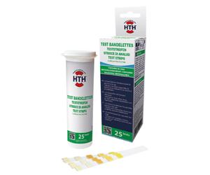 Bandelettes d'analyse hth® TEST Cl/pH/Br/TH/TAC/St