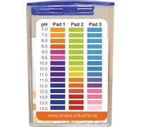 Bandelettes de mesure TRGS 611 pH 7,0-14,0 100 pcs. boîte ARIANA
