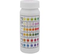 Bandelettes de test 6 en 1 pour piscine-Analyse chlore total,chlore libre,pH,alcalinité,acide cyanurique,dureté-50 pièces-50pcs