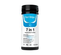 Bandelettes de Test 7 en 1, 50 bandes pour piscine, Spa, réactif pour l'eau, pH, chlore, alcalinité, brome, outils de dureté