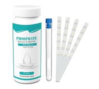 Bandelettes de test d'aquarium de 50 unités - Kit test phosphate pour réservoirs d'eau douce et 'eau salée, étangs, piscines et du robinet