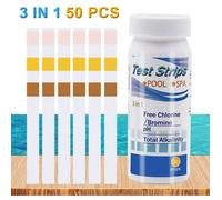 Bandelettes de test de dureté de l'eau Kit de 50 bandelettes - 0-425 ppm - Calcium et magnésium - Adoucisseurs mununo